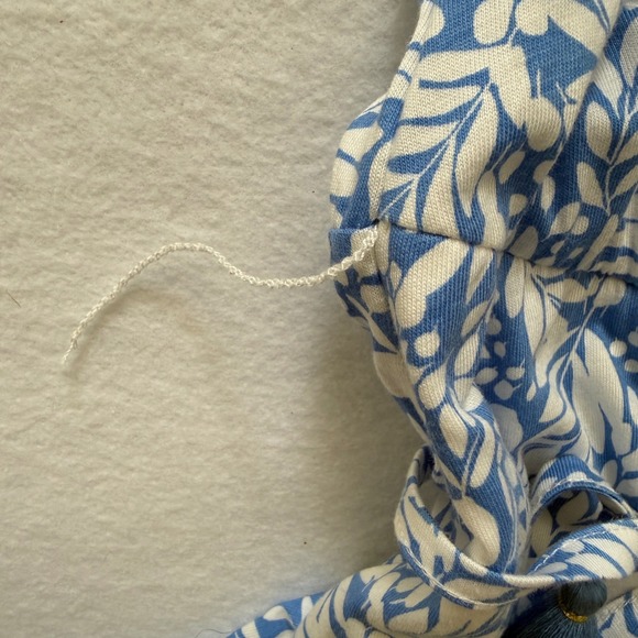 Boden Women Botanical Leaf Print Tassel Belt Maxi Dress Size US 2P Lightweight - Picture 12 of 13